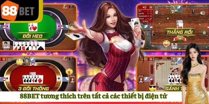 88BET tương thích trên tất cả các thiết bị điện tử